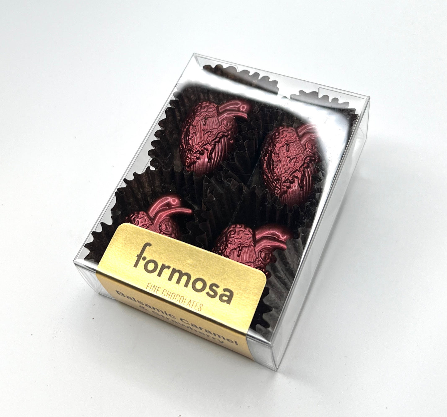 Balsamic Vinegar Caramel and Strawberry bonbons