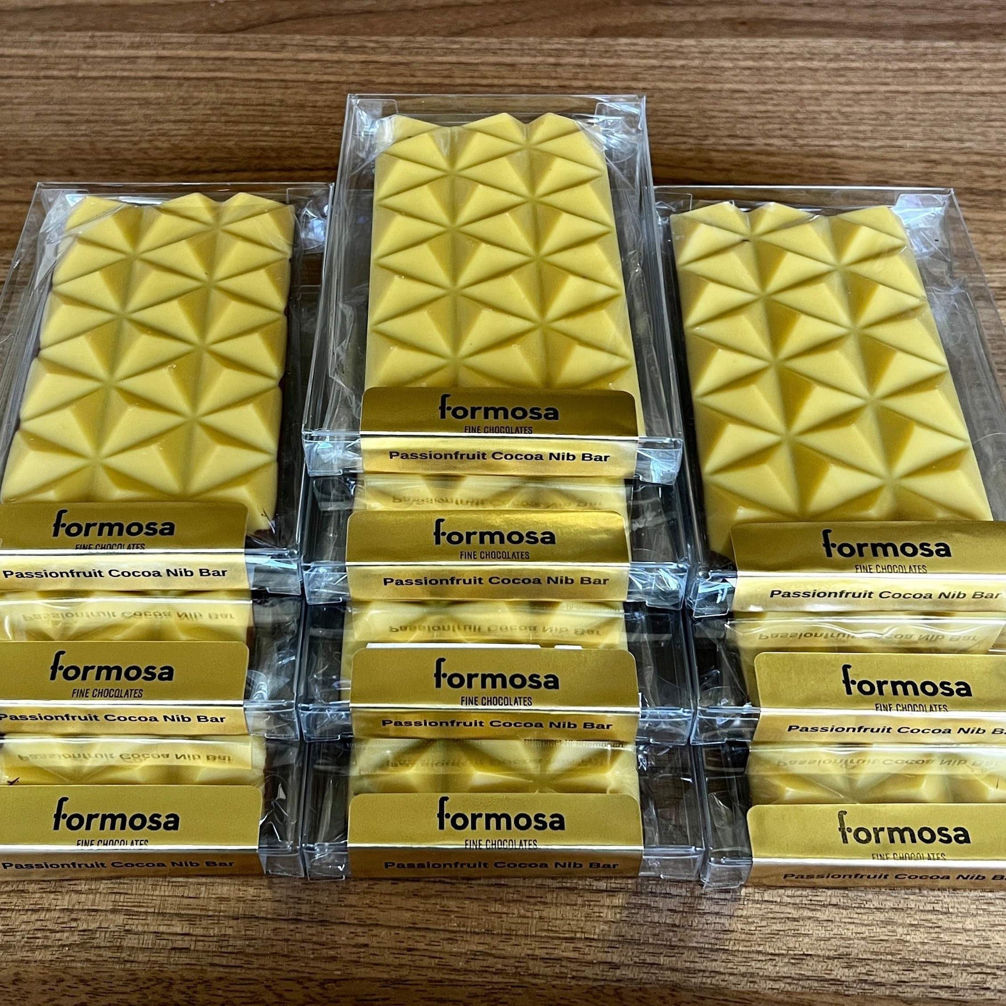 Passionfruit Cocoa Nib Bar Formosa Chocolates